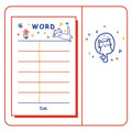 Daily series countdown notes paper planner showing eight design options at 65x100mm size