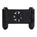 Black Bluetooth mobile game controller for iPhone with cooling function and extended battery