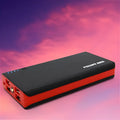 20000mAh portable power bank in multiple colours with 2.1A fast charging output