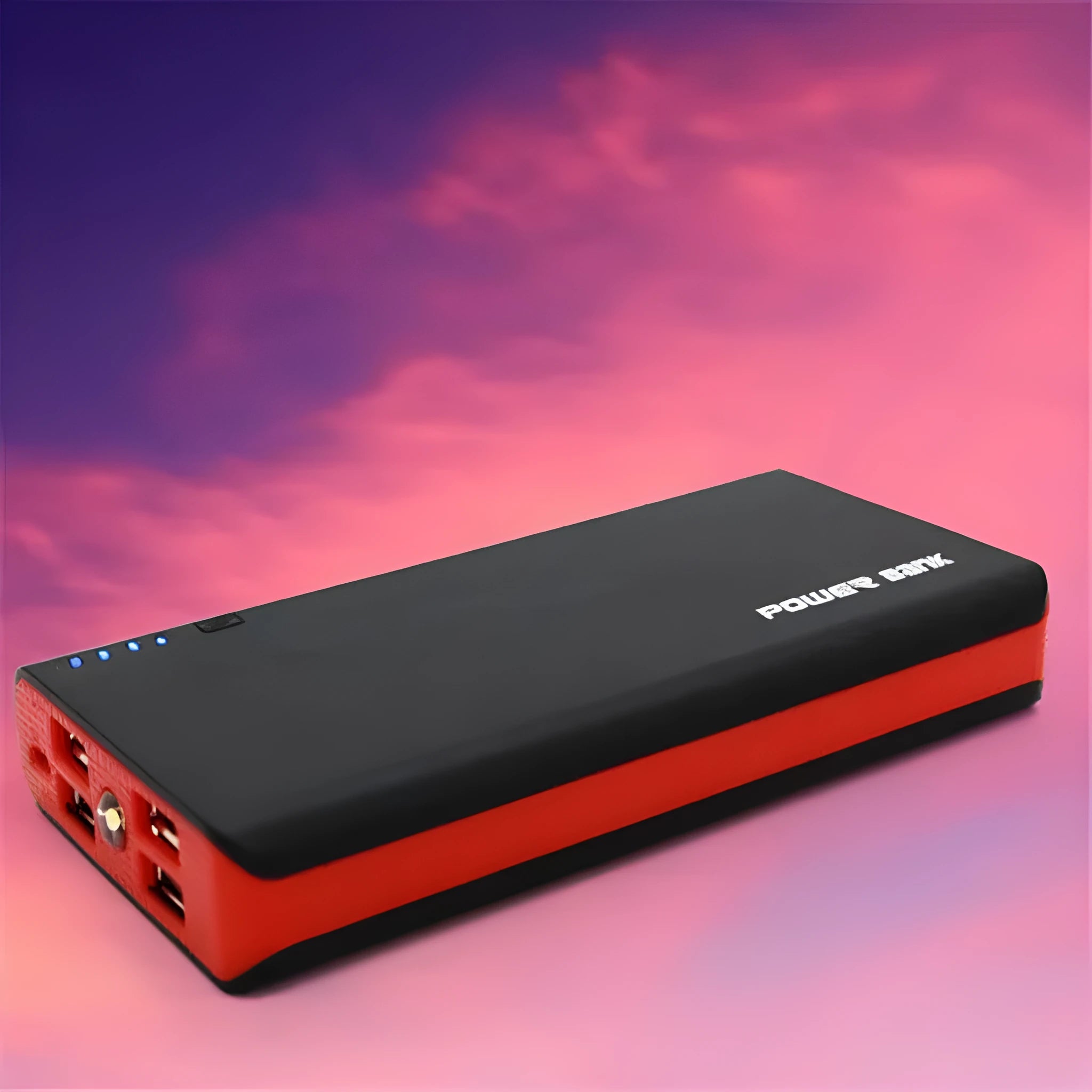 20000mAh portable power bank in multiple colours with 2.1A fast charging output