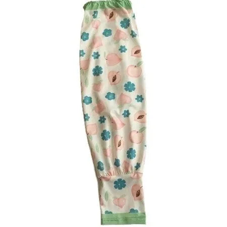 Printed ice silk UV protection oversleeves in floral fireworks leaf patterns with free size fit
