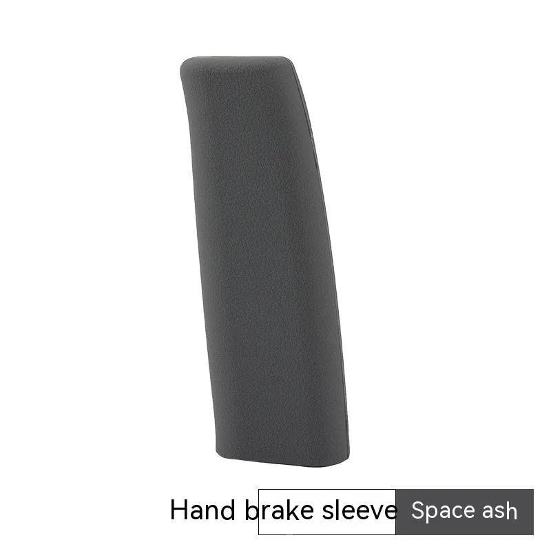 Universal silicone handbrake sleeve in five colours for car interior personalisation