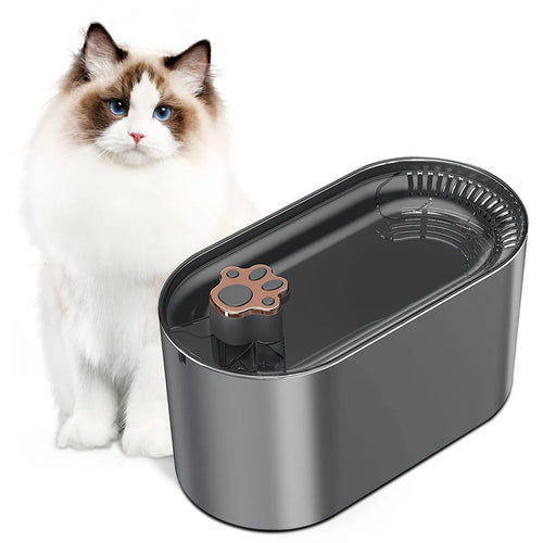 Berlin blue or ore white 3 litre pet water fountain with LED light and triple filter system