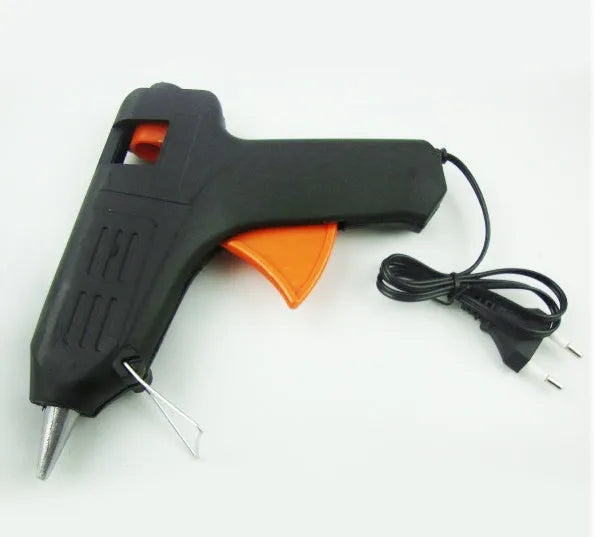 Car dent repair tool with glue gun and three traction gasket strips in color box packaging