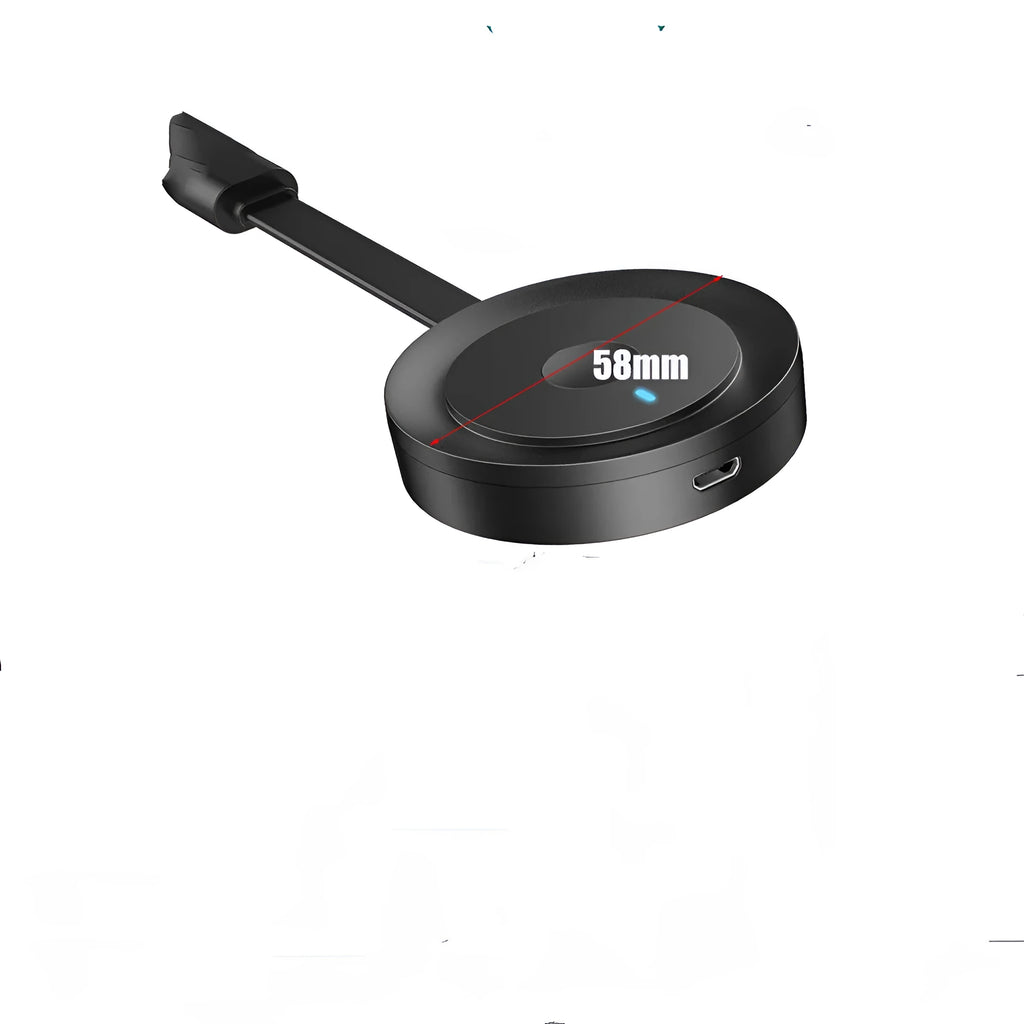 Pushbao dual-band WiFi dongle HDMI connector for TV or projector 12x90x30mm 2.4G