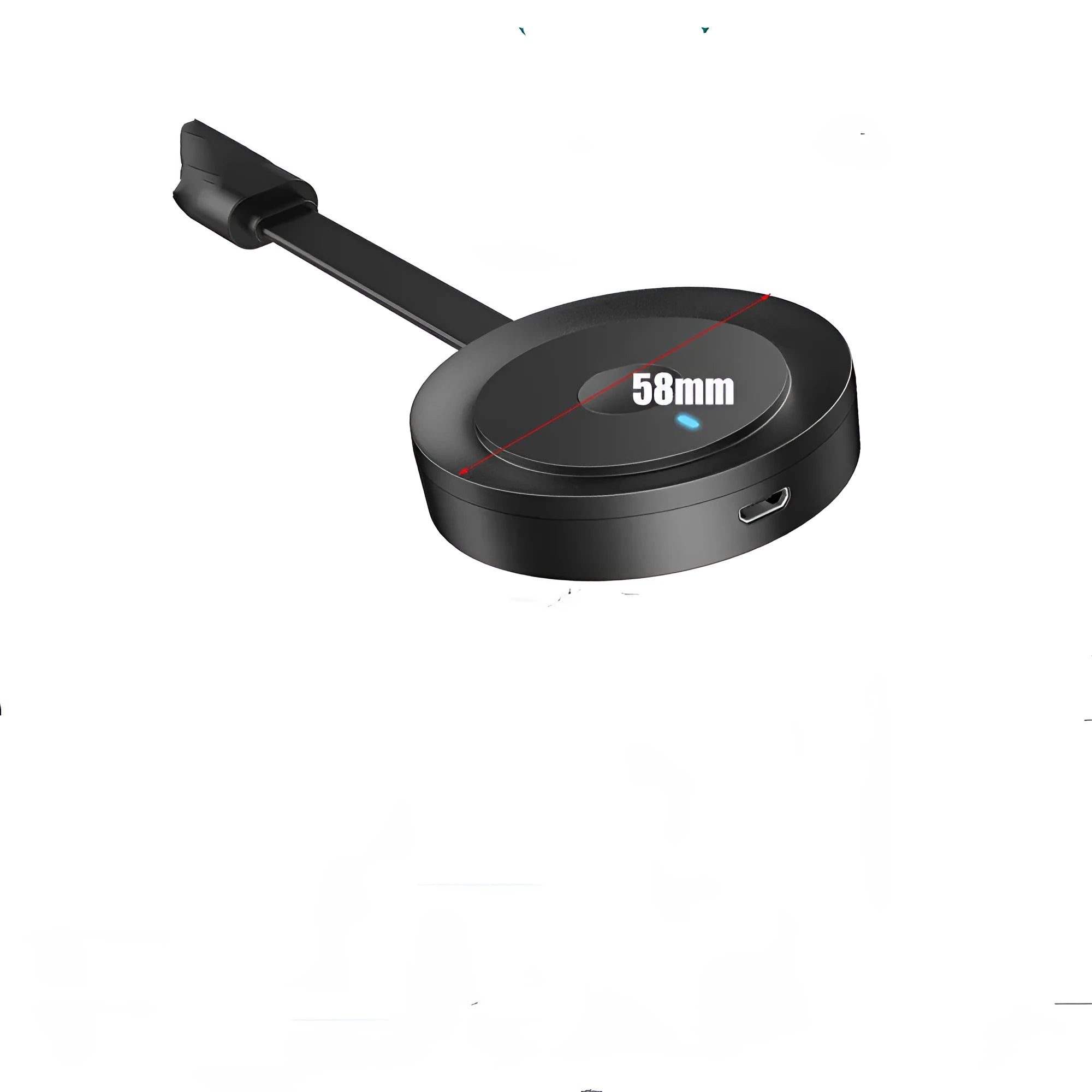 Pushbao dual-band WiFi dongle HDMI connector for TV or projector 12x90x30mm 2.4G