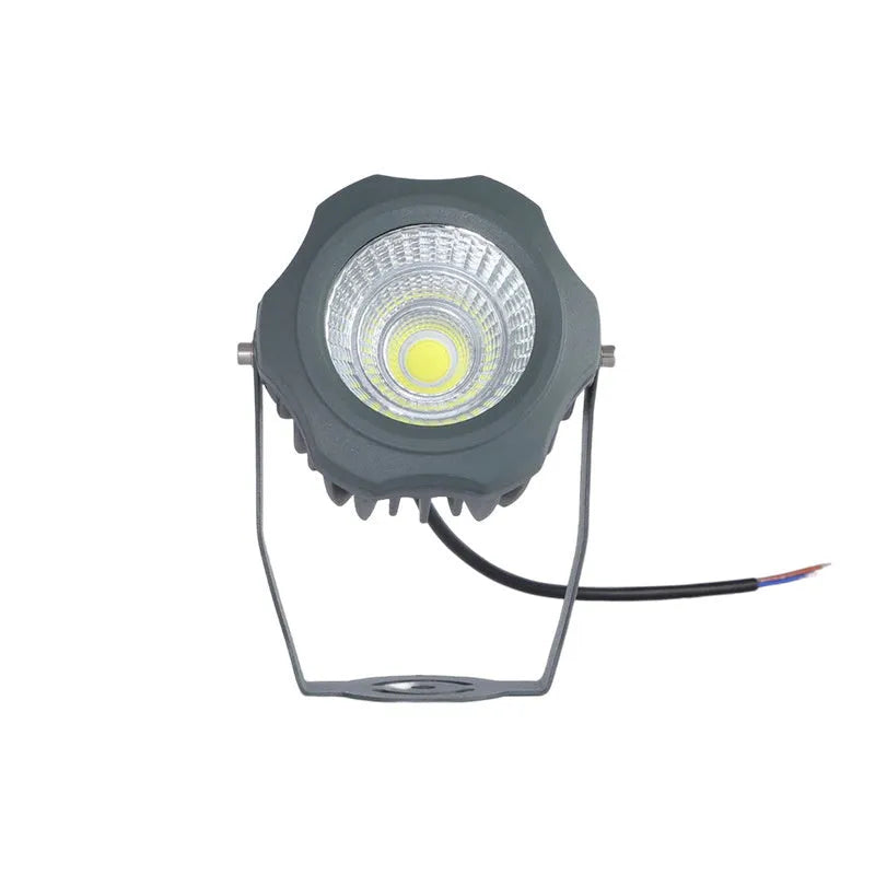 Outdoor waterproof LED spotlight with aluminium shell and colour-changing light for tree illumination