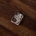 Transparent acrylic hand account seal with silicone stamp in Dragonfly colour, 12mm height