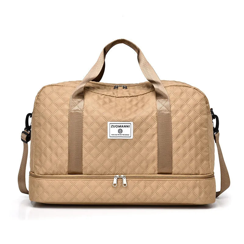 Large capacity Oxford cloth travel bag in multiple colour options with 36-55L storage space