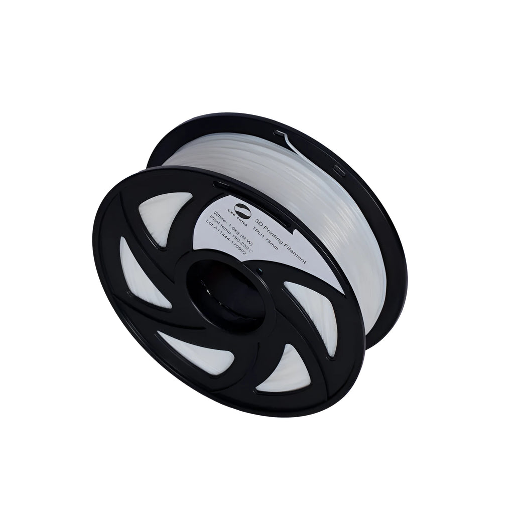 Black TPU filament spool for flexible 3D printing pen consumables