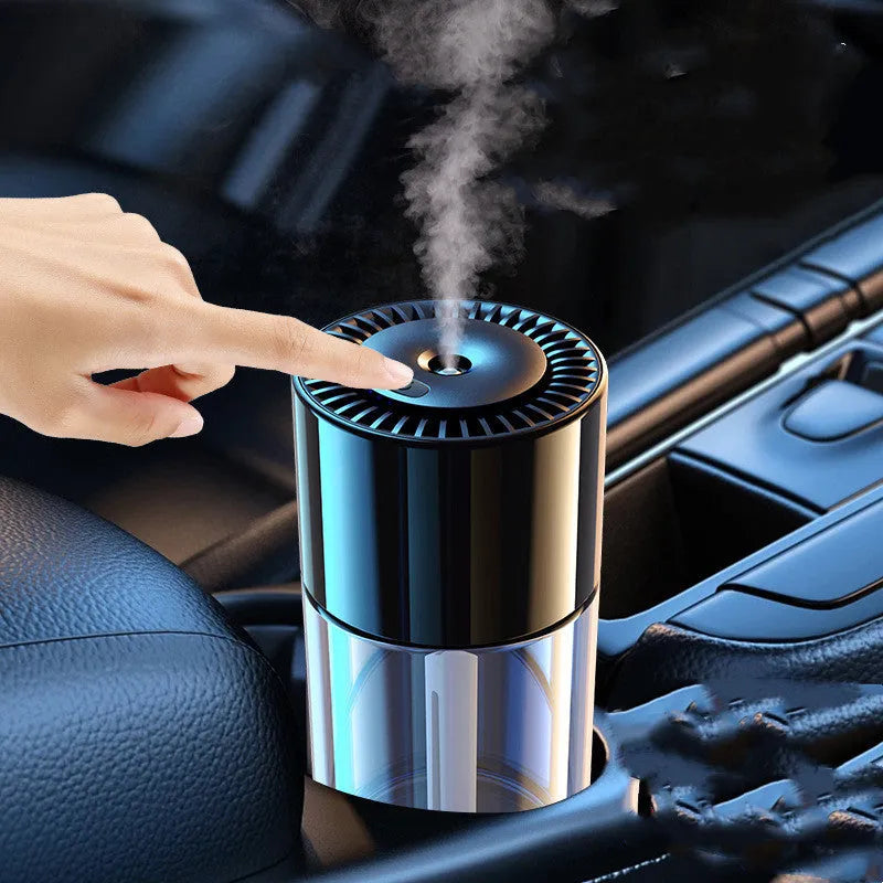 AI intelligent spray perfume humidifier with glass perfume seat and USB plug