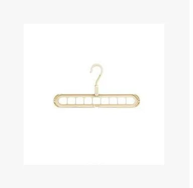 Plastic clothes storage hanger with rotating hook, shown in available colours.