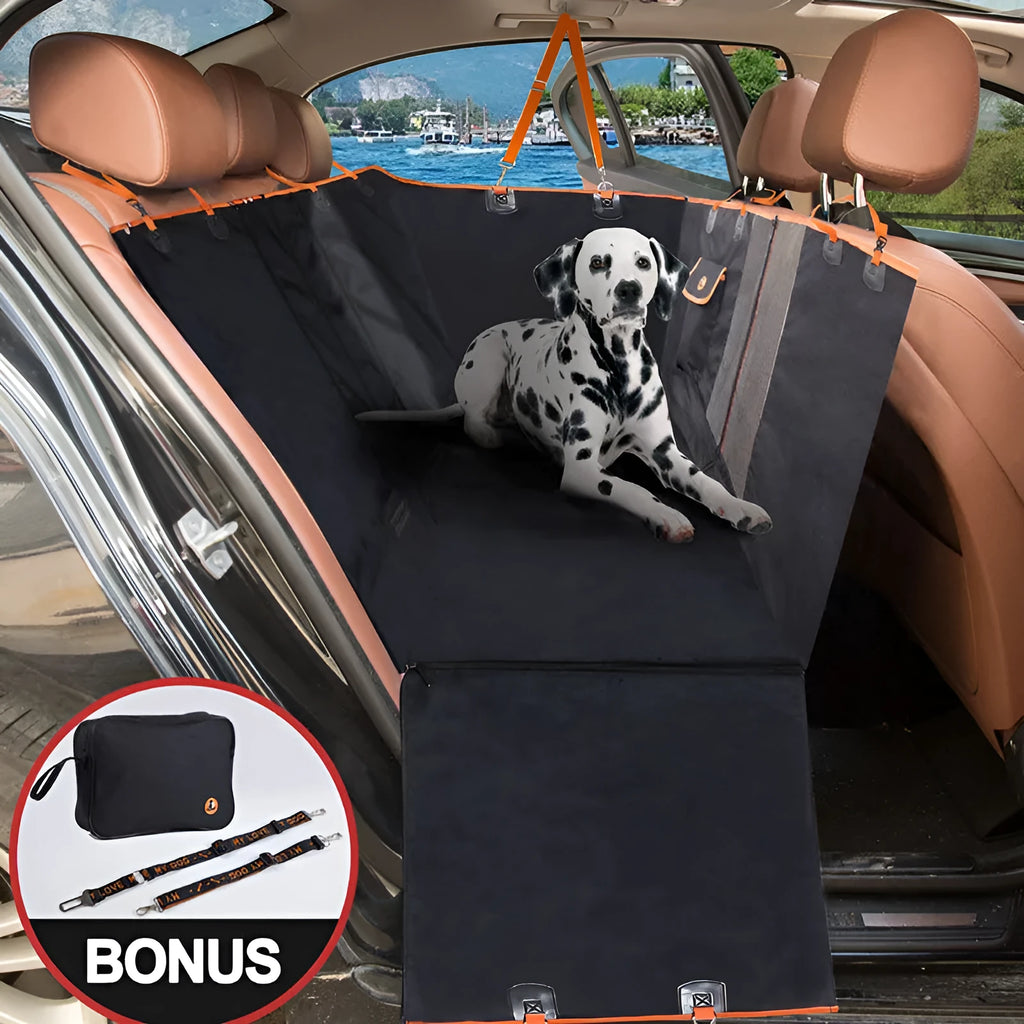 Anti-dirty car pet mat in Oxford cloth black colour 130x148x52cm