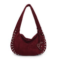 Retro style strapless plush tote handbag in multiple colour options