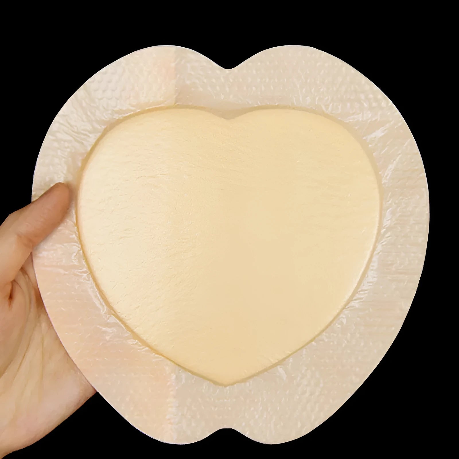 Large skin-colour silicone gel foam dressing for pressure sore prevention