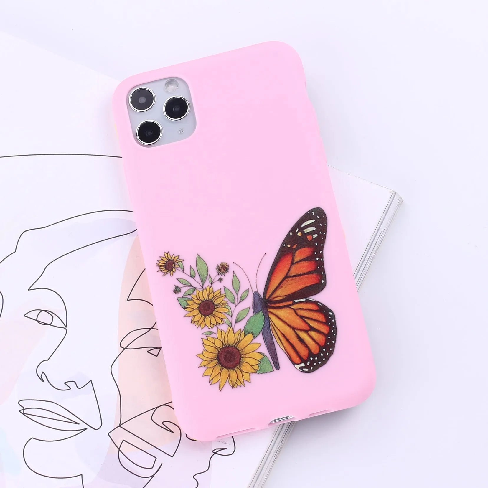 TPU mobile phone back cover case for Apple iPhone in one of 14 colour options.