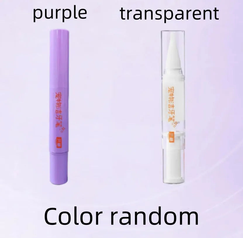 Pet toothbrush pen for dog and cat teeth cleaning with 5ml whitening gel