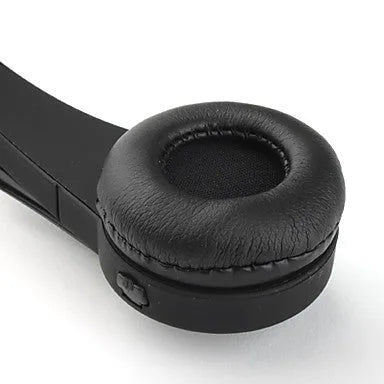 Black and silver Bluetooth headset with headband design for PS3 and mobile phone voice chat