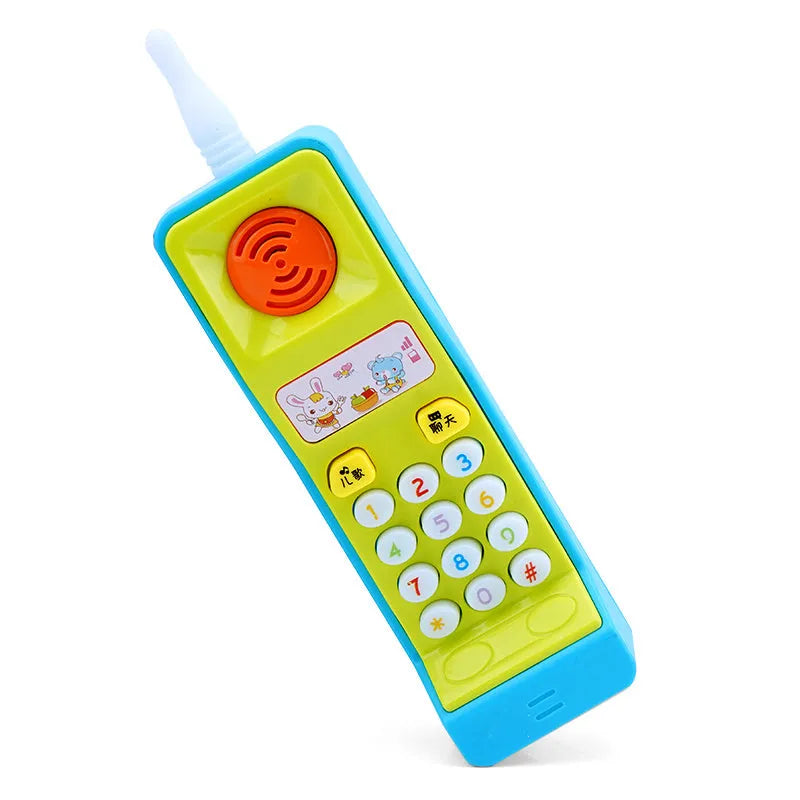 Children's battery-operated cartoon animal toy with colourful lights and sound buttons for age 3+.