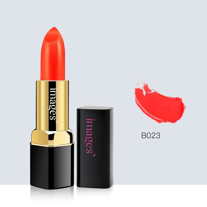 Lipstick lip gloss tube in a range of 10 colours including coral red and barbie pink, 3.8g net weight.