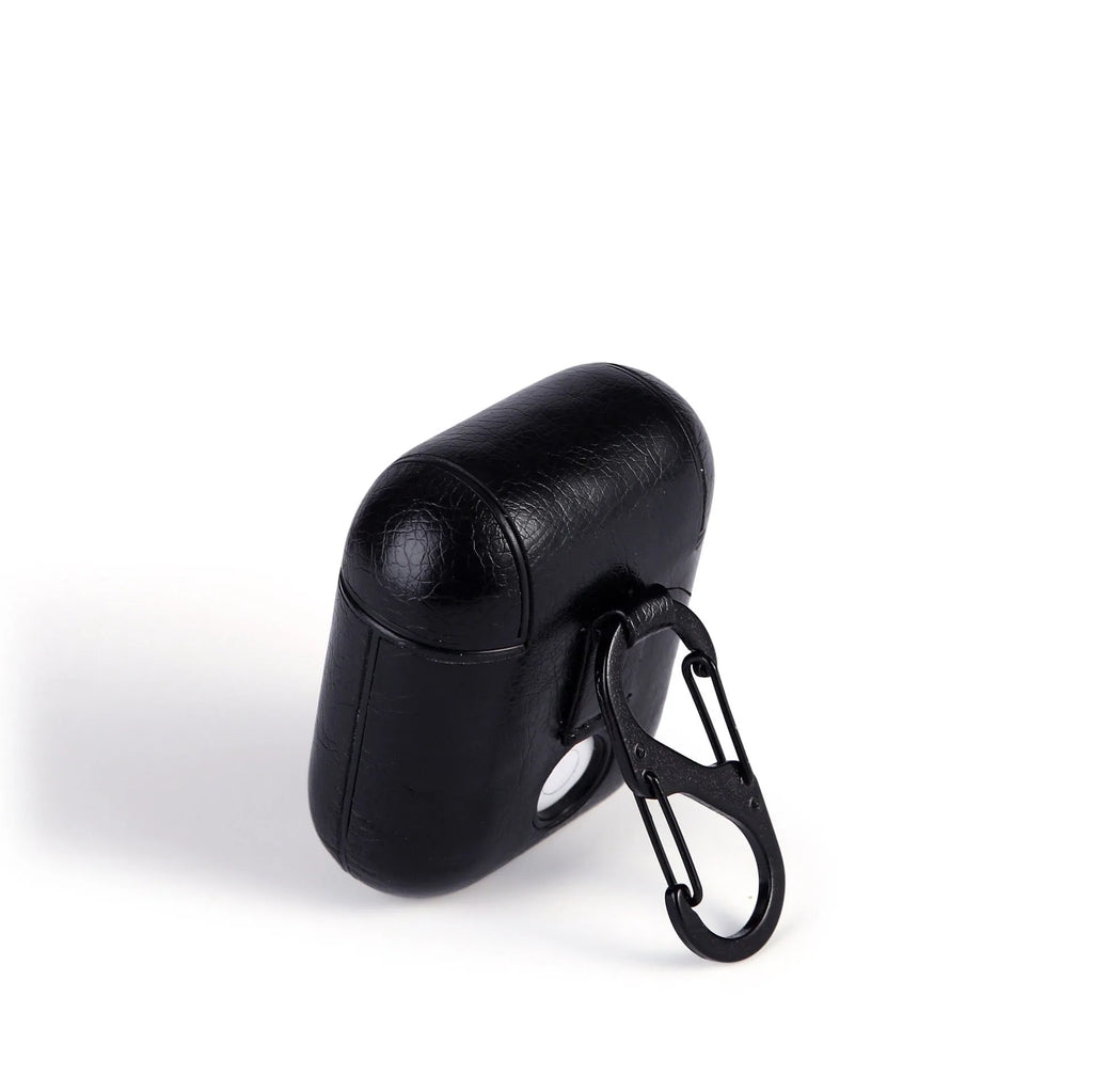Genuine leather protective case for Apple Airpods charging case in black, brown, light brown and red colours