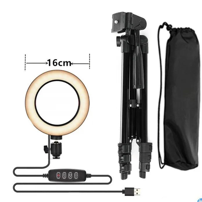 Adjustable live mobile phone support stand extended to its full height of 110 centimetres.