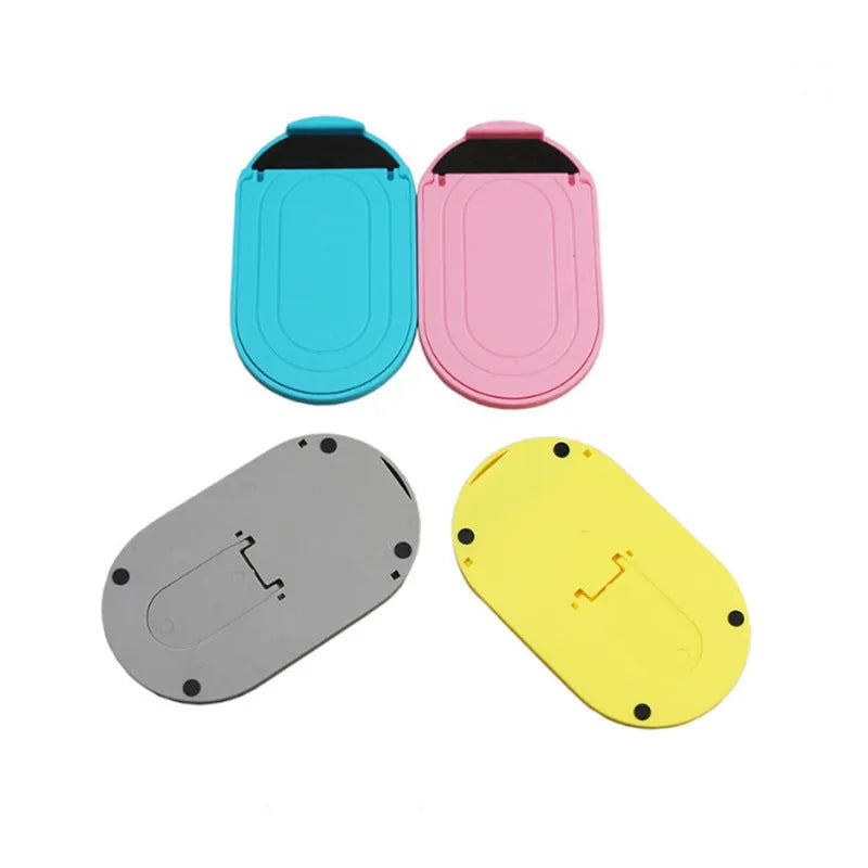 Plastic mobile phone stand with lazy bracket design in six colour options