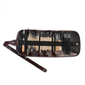 27-piece pottery clay tool set with wooden handles and stainless steel tools for sculpting