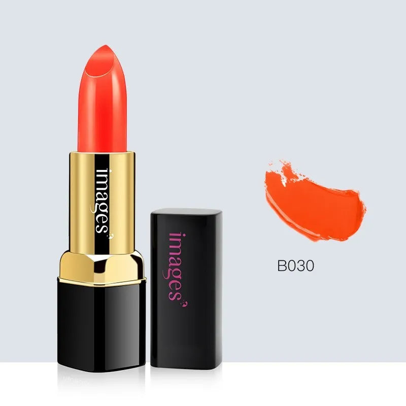 Lipstick lip gloss tube in a range of 10 colours including coral red and barbie pink, 3.8g net weight.