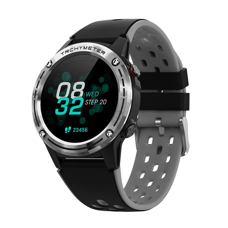 Outdoor sports smart watch with 1.3-inch screen and silicone strap in multiple colours