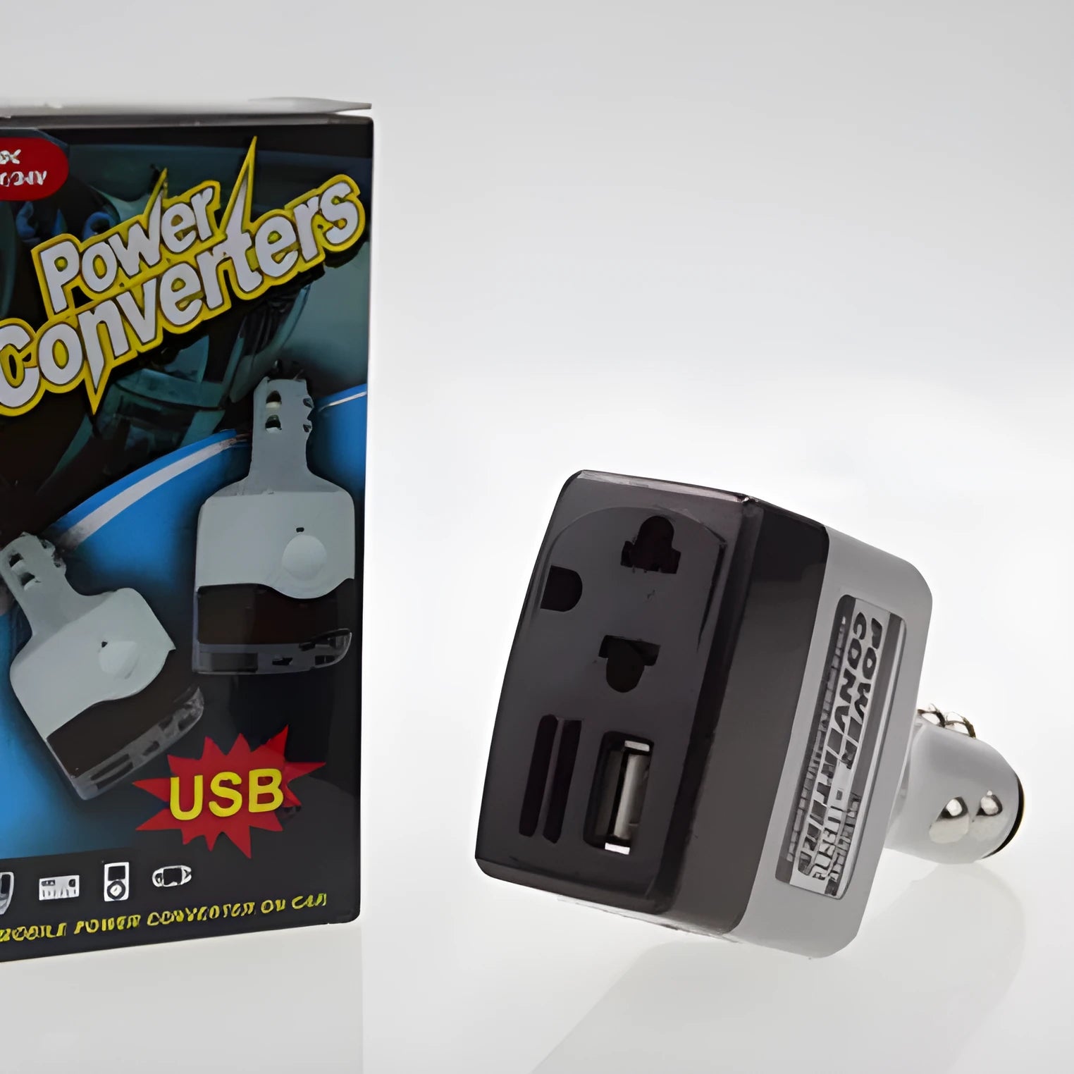 011C car cigarette lighter power supply transformer for USB and wireless phone charging