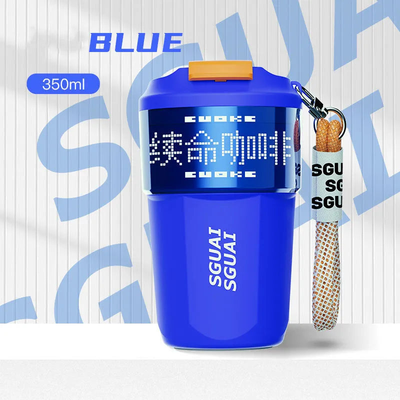 Japanese style portable stainless steel coffee cup in choice of colours