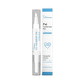 Pet teeth cleaning brush with 3ml reservoir, measuring 12.5cm long with integrated applicator bristles