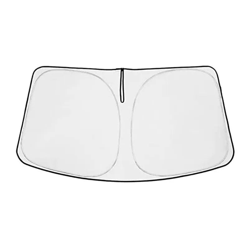Silver tape car front windshield sunshade cover for a NOAH XOVY 90 series vehicle.