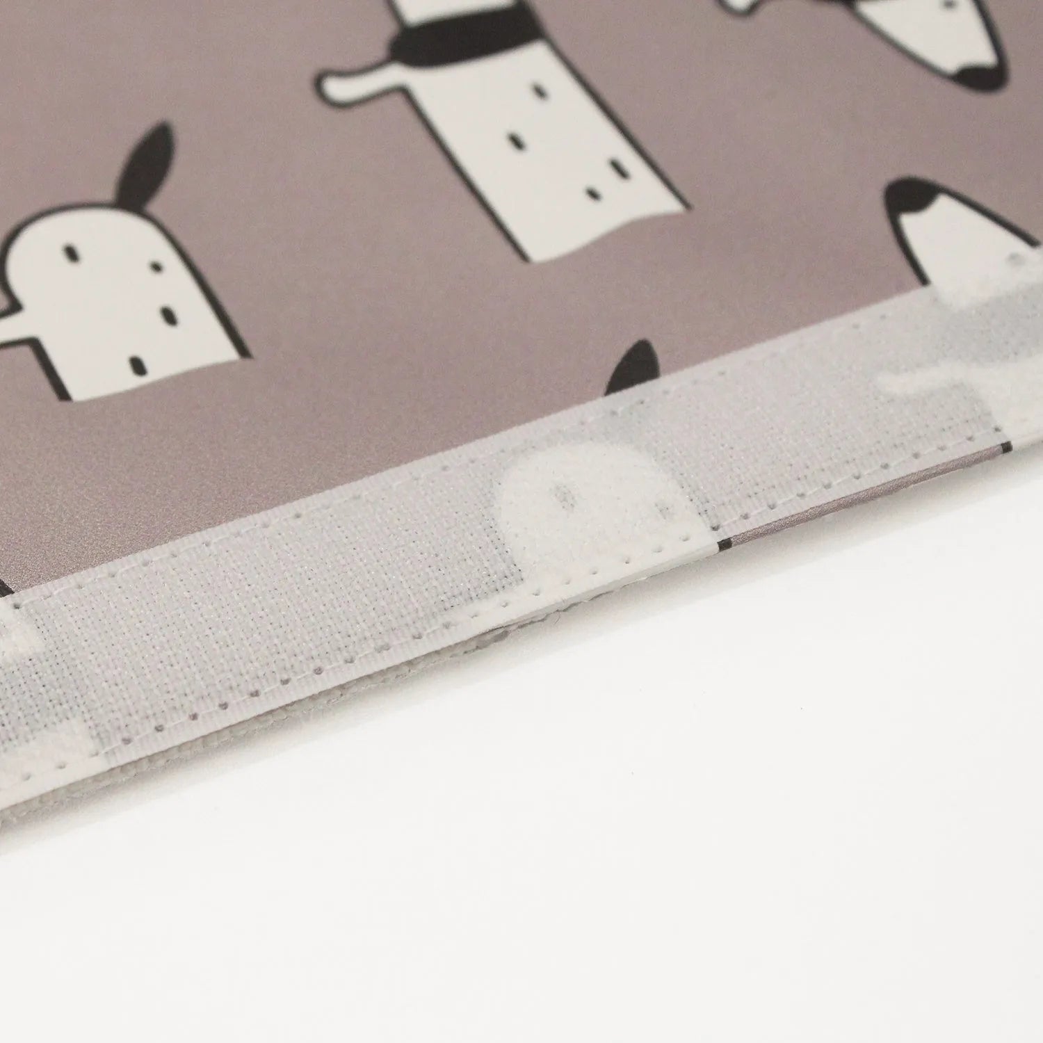 Cartoon dachshund print PU leather car seat belt shoulder protector pad