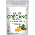 Butter black seed oil soft gel capsules in sealed packaging showing 180 or 300 tablet options