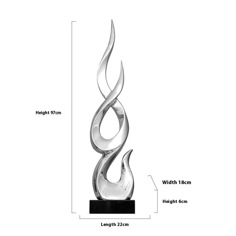 Large gold resin festival high-rise table centrepiece ornament for modern event decor