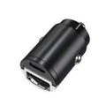 Mini dual-port 30W car cigarette lighter charger for USB devices