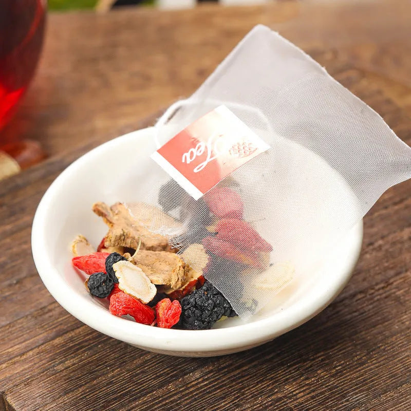 Ginseng Mulberry Black Wolfberry Tea pack with 40 individual 5g sachets totaling 200g