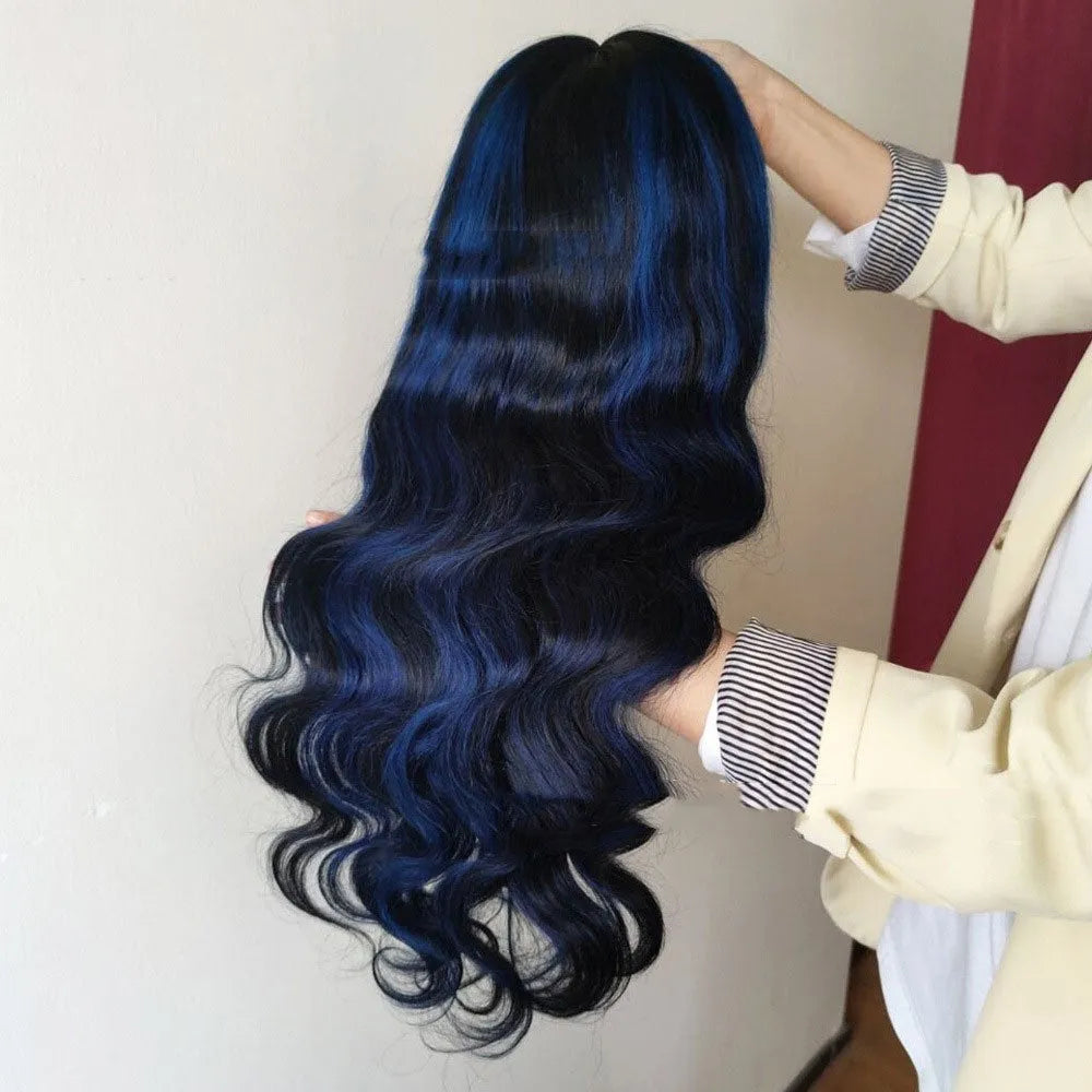 Human hair lace front wig with 4x4 lace frontal in star fashion style, available in multiple lengths