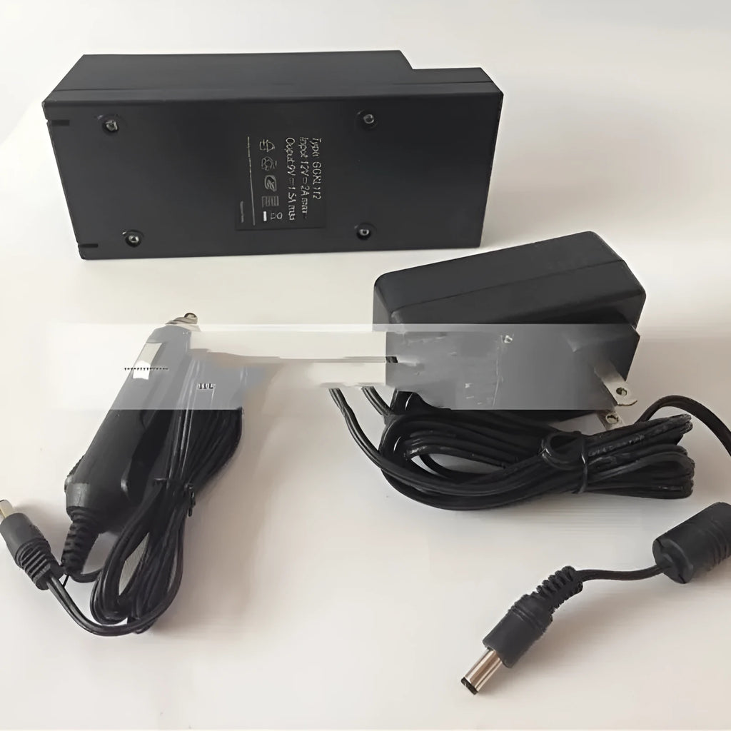 GKL112 model 12V USB car charger with US plug for 220V power supply.