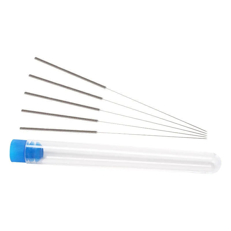 Mk8 E3D 3D printer nozzle cleaning needle set with ten pieces in multiple diameter sizes