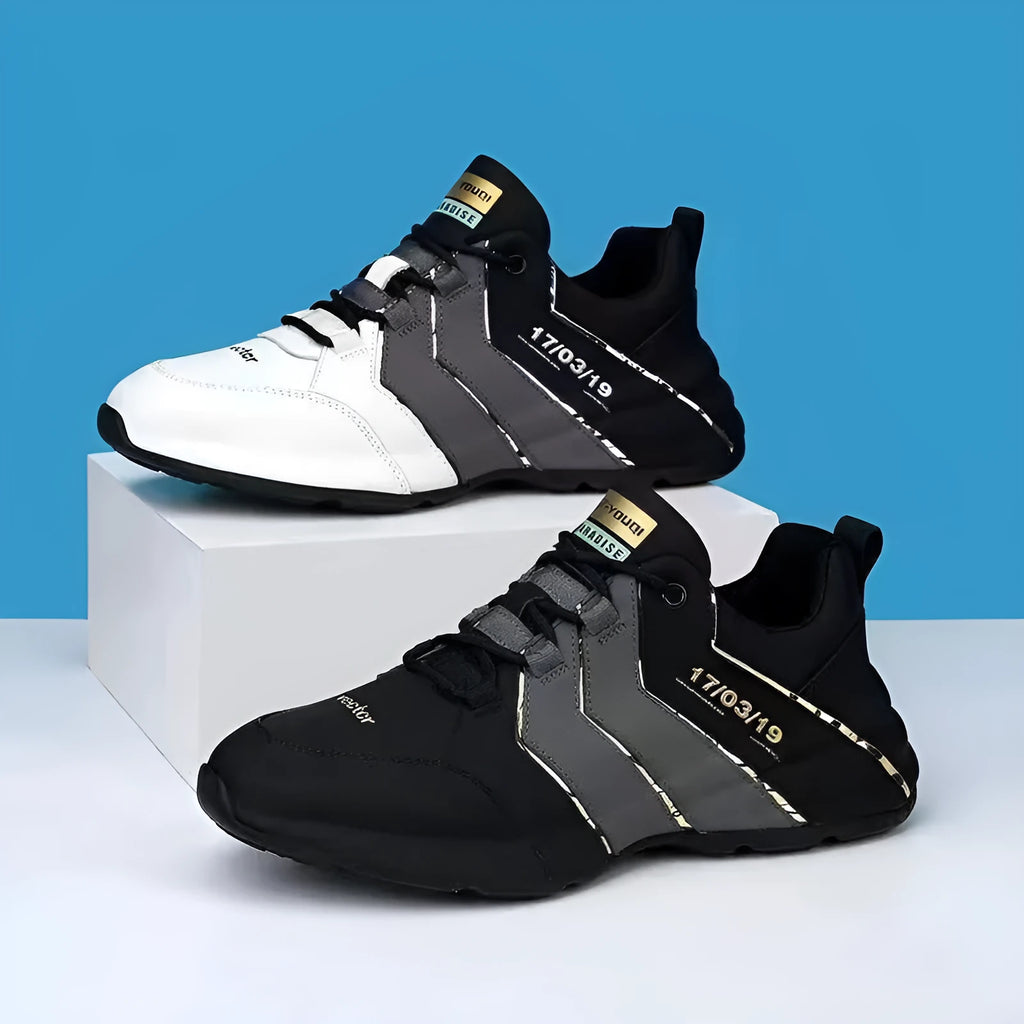 Teenagers casual sneakers with plastic sole and mesh lining in multiple colour options