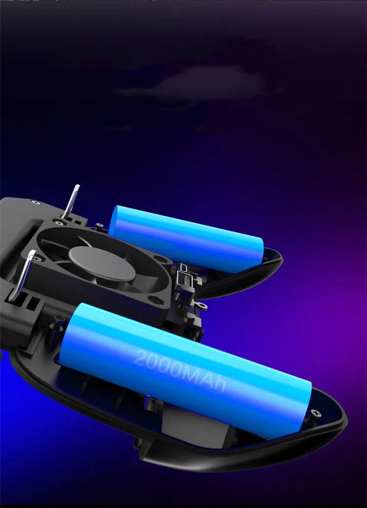 Android mobile game controller with USB connection, aluminium alloy construction, and dedicated gaming buttons