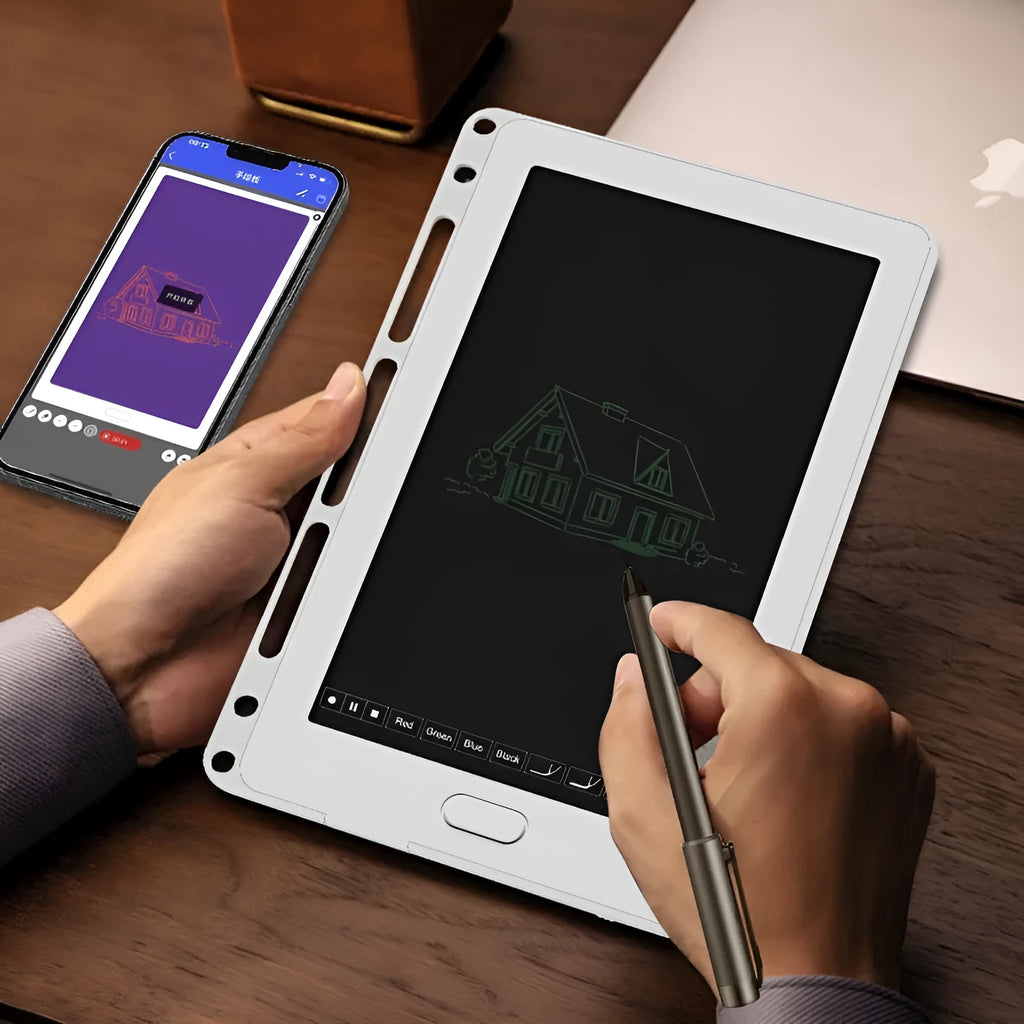 85-inch electronic writing pad with Bluetooth connection and stitching appearance in choice of colours