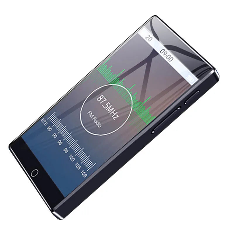 Ruizu H1 black 4-inch touchscreen MP3 MP4 player with Bluetooth.