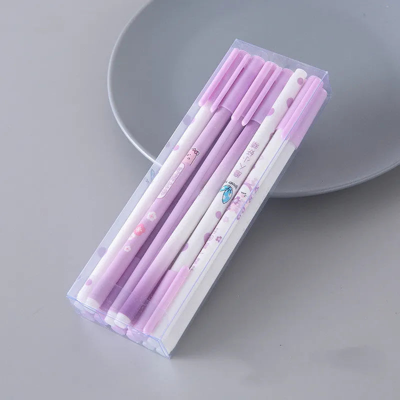 Plastic ballpoint pen with 0.5mm fine point, available in 10 colour options for office and stationary use