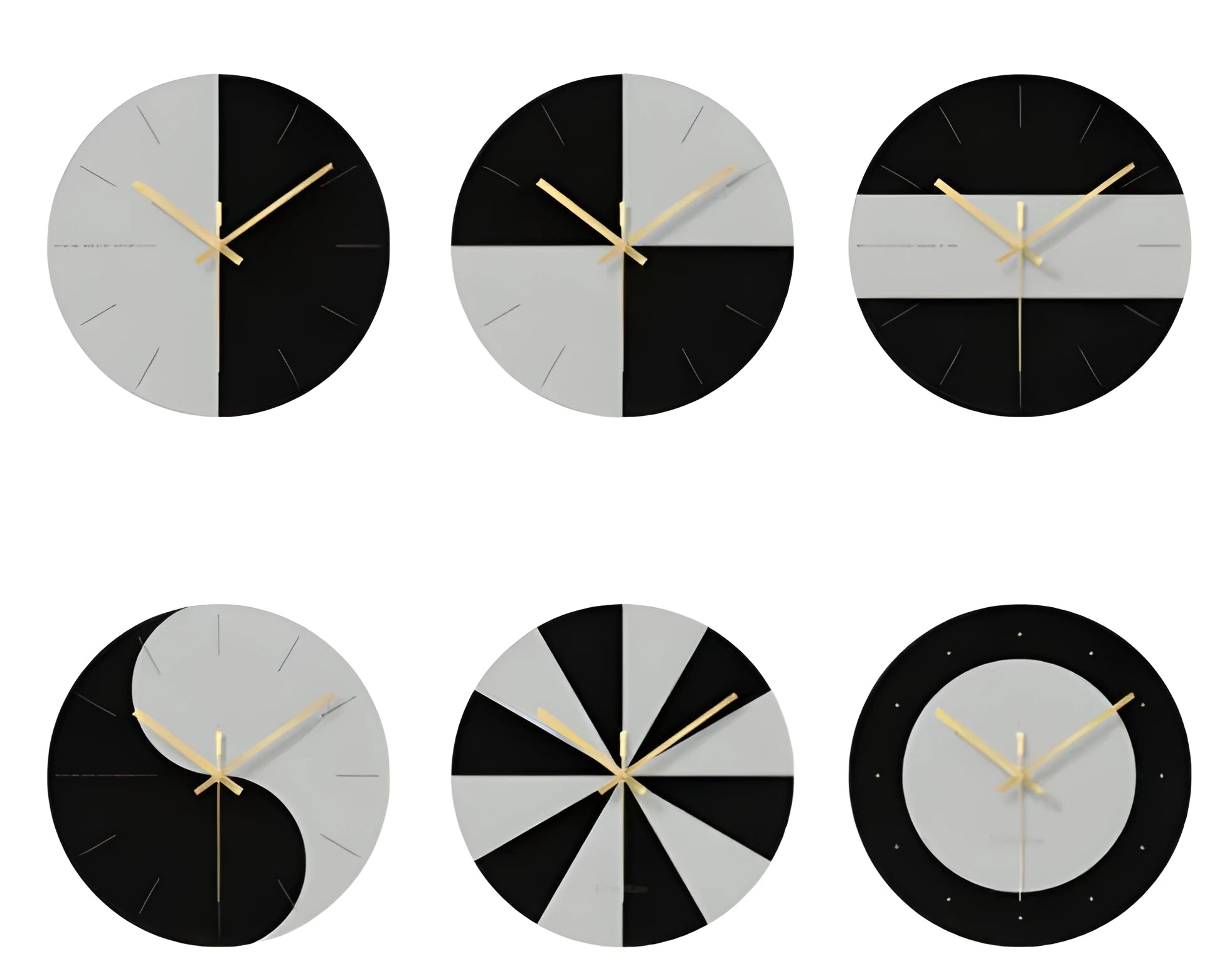29.5cm diameter transparent tempered glass wall clock with minimalist design and silent movement