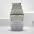 Thick cotton baby sleeping bag in black, 90cm long, unisex swaddle wrap for newborn