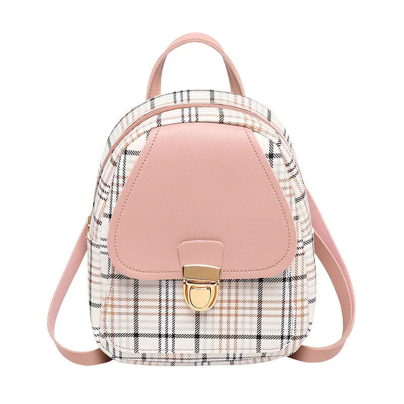 A one-shoulder diagonal phone bag made from PU fabric, shown in one of five colour options.